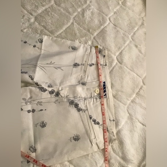 Tark 1 Cream and Gray Floral Pants - Picture 4 of 9